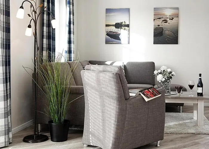 Luxushaus Boddenkueste Mit Sauna 度假居